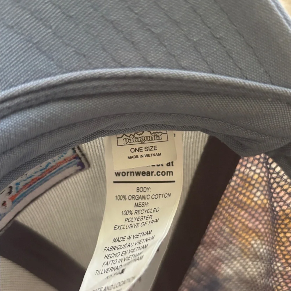 Patagonia p-6 logo snapback trucker hat